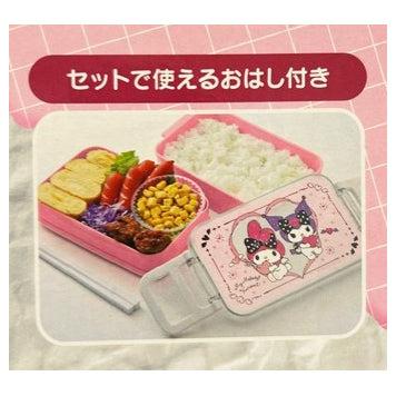 Sanrio -  My Melody and Kuromi Bento Box with Thermal Bag - Pink (EIKOH)