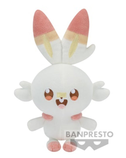 Pokemon - Pokepeace Scorbunny Plush 10cm (BANPRESTO)