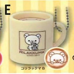 Rilakkuma - Light up Coffee cup capsule keychains (KORO KORO)