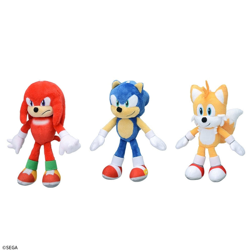 Sonic the Hedgehog - Sonic, Knuckle and Tails Plush 18cm (SEGA)