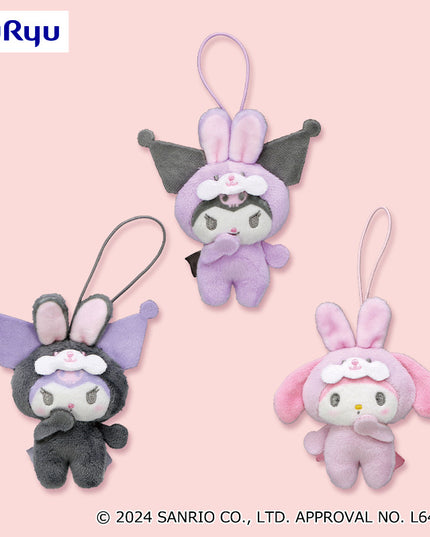 Sanrio - My Melody and Kuromi Fairy Rabbit Mascots 10cm (FURYU)