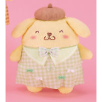 Sanrio - PomPom Purin Full of ribbons! Gingham Check Plush 17cm (FURYU)