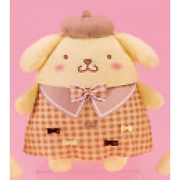 Sanrio - PomPom Purin Full of ribbons! Gingham Check Plush 17cm (FURYU)