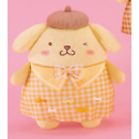 Sanrio - PomPom Purin Full of ribbons! Gingham Check Plush 17cm (FURYU)