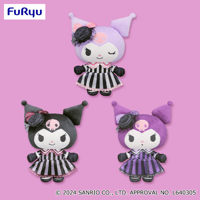 Sanrio - Kuromi Delusional Ojo-sama Plush 16cm (FURYU)