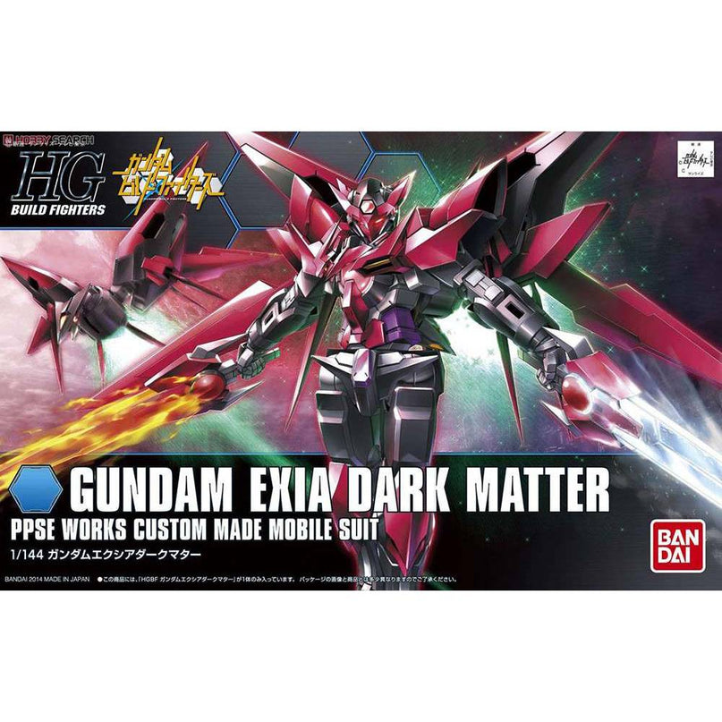 HGBF 1/144 Gundam Exia Dark Matter Gundam Model Kit (BANDAI)