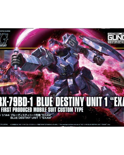 HG 1/144 Blue Destiny Unit 1 Exam Gundam Model Kit (BANDAI)