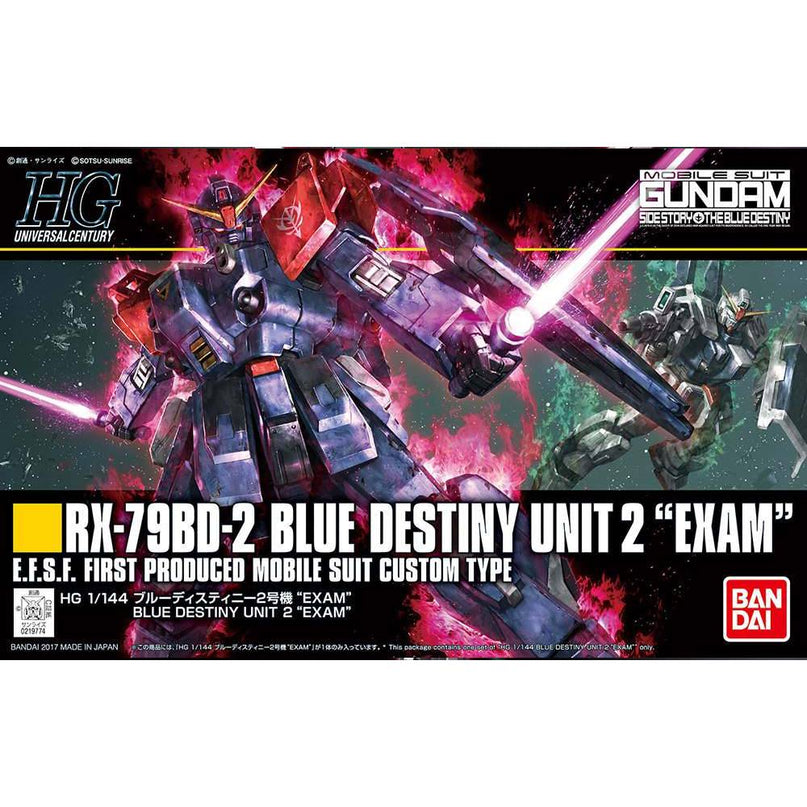 HG 1/144 Blue Destiny Unit 2 Exam Gundam Model Kit (BANDAI)