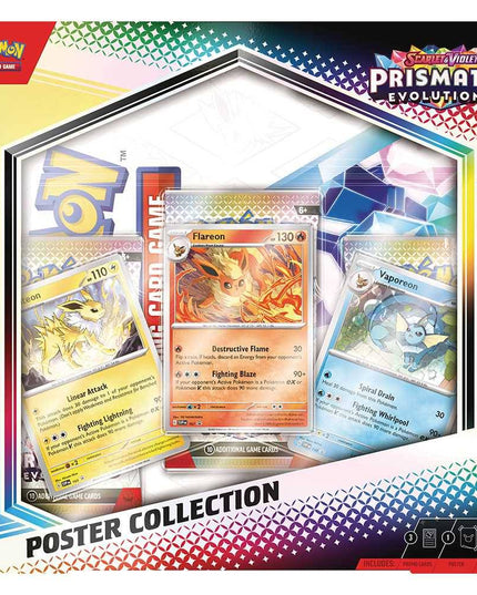 INSTORE ONLY- RELEASE 17th JAN 2025: Pokémon TCG: Scarlet & Violet 8.5 - Prismatic Evolutions - Poster Collection