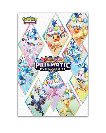 INSTORE ONLY- RELEASE 17th JAN 2025: Pokémon TCG: Scarlet & Violet 8.5 - Prismatic Evolutions - Poster Collection