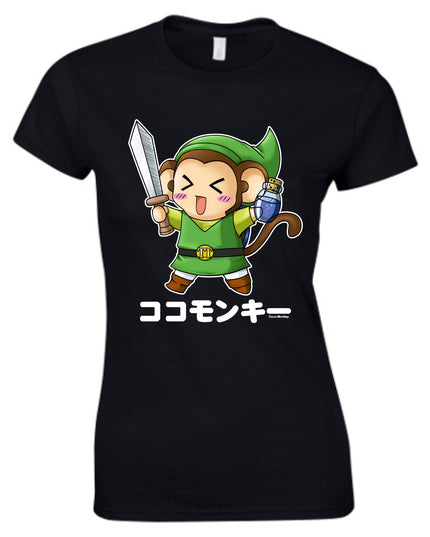 TokyoToys Exclusive Fashion - 'Elf Coco' T-Shirt (The Legend of Zelda Parody) LADIES SIZES