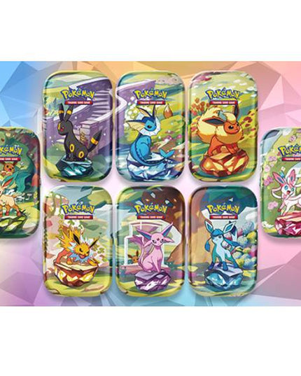 IN STORE ONLY - RELEASE 7th FEB 2025: Pokemon TCG - Scarlet & Violet 8.5 - Prismatic Evolutions Mini Tins