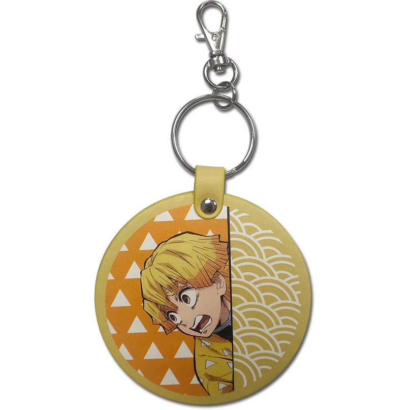 Demon Slayer - Zenitsu PU Circle Keychain (GEE)