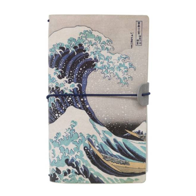 The Great Wave off Kanagawa Hokusai Travel Notebook (GRUPO ERIK)