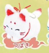 Fuwari Korokoro Kitsune Fluffy Rolling Foxes Plush Mascots 9cm (YELL JAPAN)