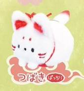 Fuwari Korokoro Kitsune Fluffy Rolling Foxes Plush Mascots 9cm (YELL JAPAN)