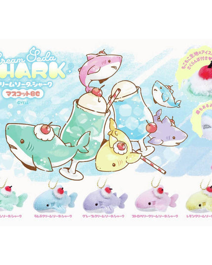 Cream Soda Shark Mascot Plush (YELL JAPAN)