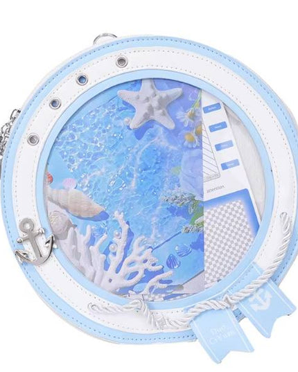Round Sailor Ita Multi-Wear Bag - Blue