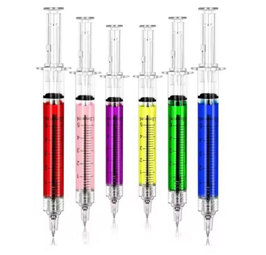 Syringe Ball Point Pens
