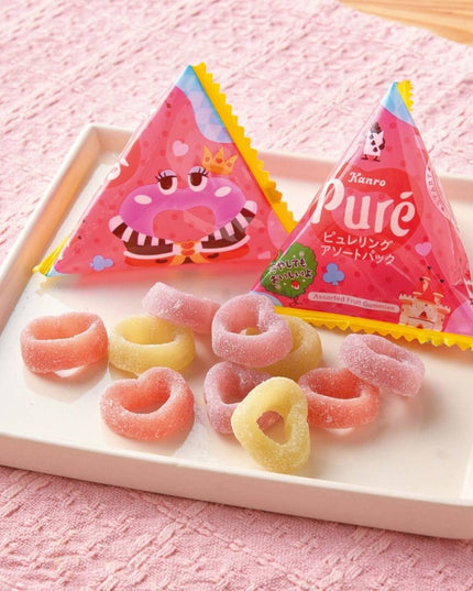 Pure Gummies Mini Tetra Packs - Apple, Grape & Peach (1 Pack) (KANRO)