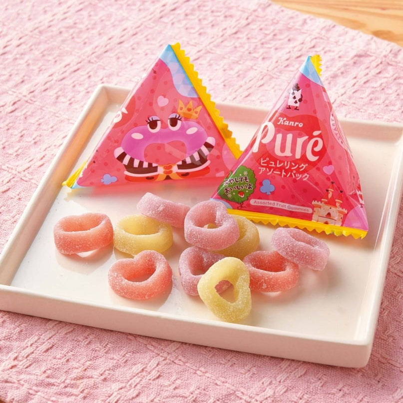 Pure Gummies Mini Tetra Packs - Apple, Grape & Peach (1 Pack) (KANRO)