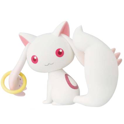 Puella Magi Madoka Magica: the Movie Rebellion Story: Kyubey Fluffy Puffy Figure 12cm (BANPRESTO)