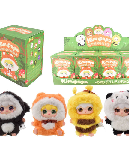 Kimipapa - Animal Themed Plush Charms Blind Box