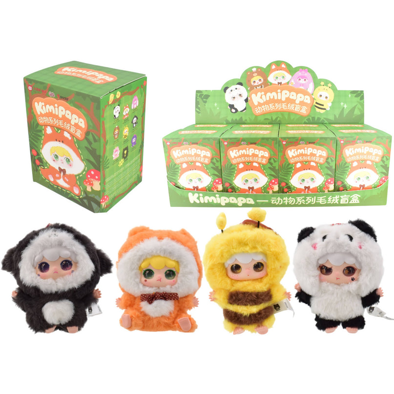 Kimipapa - Animal Themed Plush Charms Blind Box