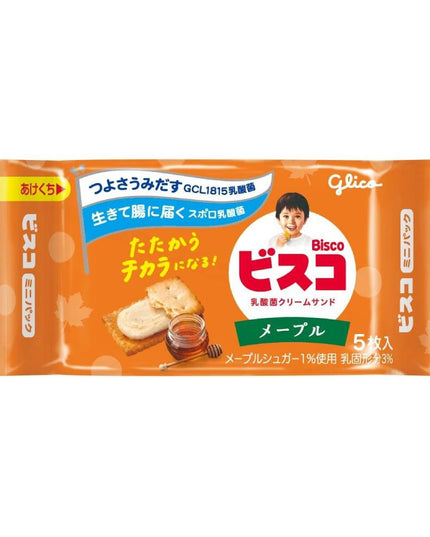 Bisco Maple Sandwhich Biscuit 21g (GLICO)