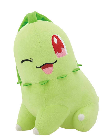 Pokémon - Chikorita & Cubchoo Mofugutto Hopepita Plush 25cm (BANPRESTO)