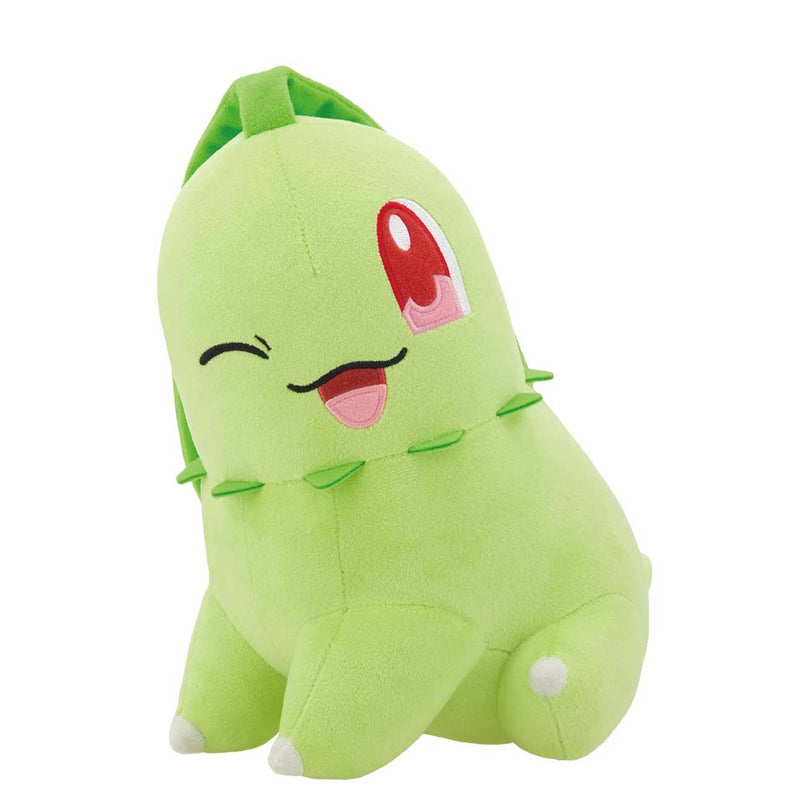 Pokémon - Chikorita & Cubchoo Mofugutto Hopepita Plush 25cm (BANPRESTO)