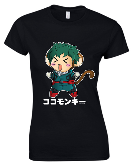 TokyoToys Fashion - My Hero Coco - Deko T-Shirt (My Hero Academia Parody) LADIES SIZES