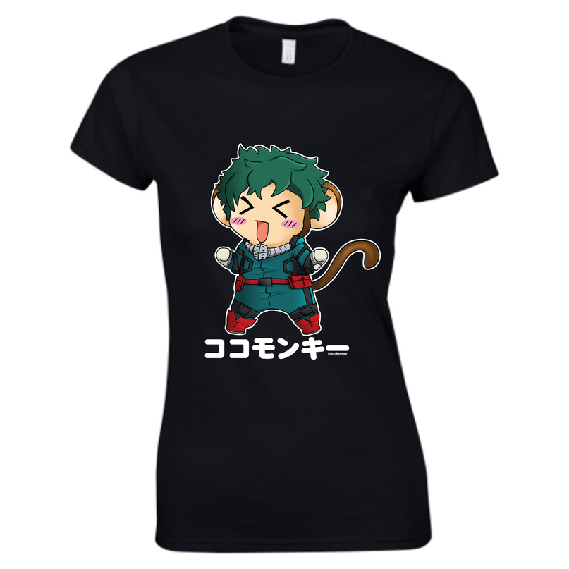 TokyoToys Fashion - My Hero Coco - Deko T-Shirt (My Hero Academia Parody) LADIES SIZES