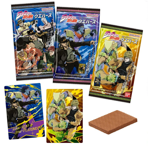 BANDAI JoJo's Bizarre Adventure Stardust Crusaders Wafers