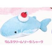 Cream Soda Shark Plush 45cm (YELL JAPAN)