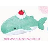 Cream Soda Shark Plush 45cm (YELL JAPAN)