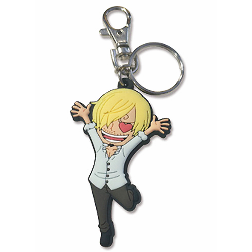 One Piece - Sanji Heart Eyes PVC Keychain (GE48340)