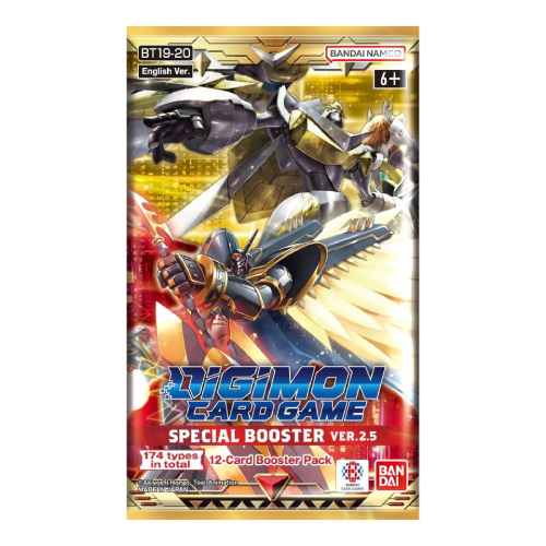 RELEASE 28th FEB 2025: Digimon Card Game: Special Booster Ver.2.5 Pack (BT19-20)