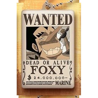 One Piece - Wanted Plate Keychain Capsule (Select Character) (BANDAI)