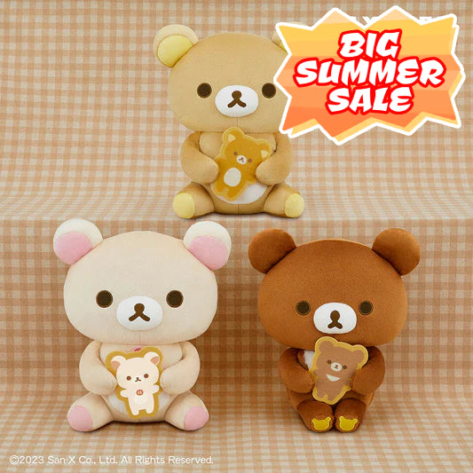 San-X - Rilkkuma with Cookie Plush (SYSTEM SERVICE 14378)