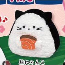 Amuse - Animal Rice Ball Onigiri Ver 2 Mascot Plush Keychains 4cm (AMUSE)