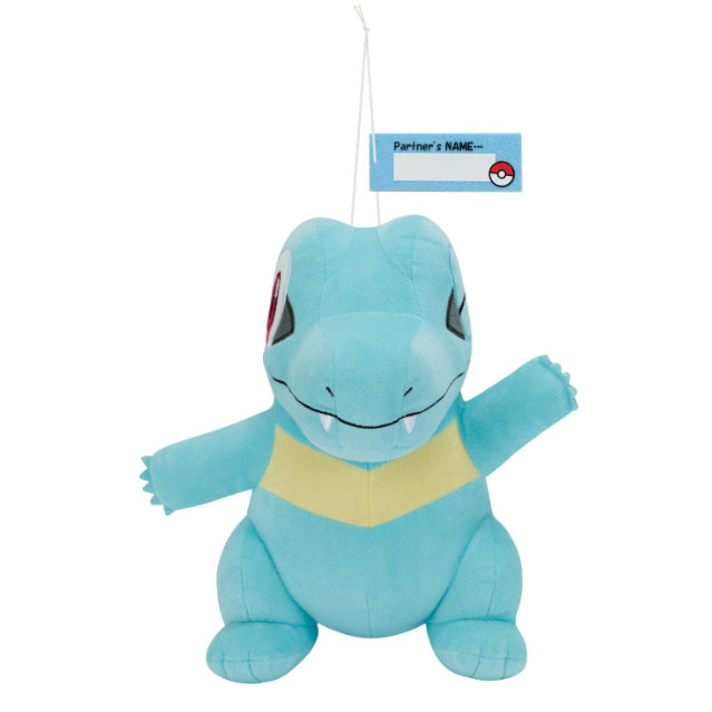 Pokemon - Totodile - Mofugut Hello Partner Plush 21cm (BANPRESTO)