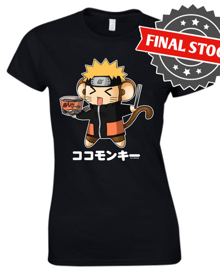 TokyoToys Exclusive Fashion - 'Coruto' T-Shirt (Naruto Parody) LADIES SIZES