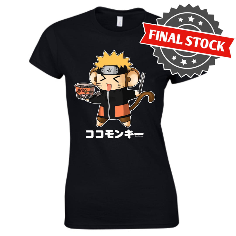 TokyoToys Exclusive Fashion - 'Coruto' T-Shirt (Naruto Parody) LADIES SIZES