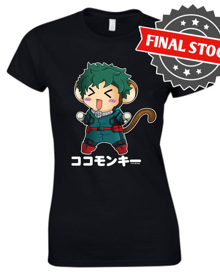 TokyoToys Fashion - My Hero Coco - Deko T-Shirt (My Hero Academia Parody) LADIES SIZES