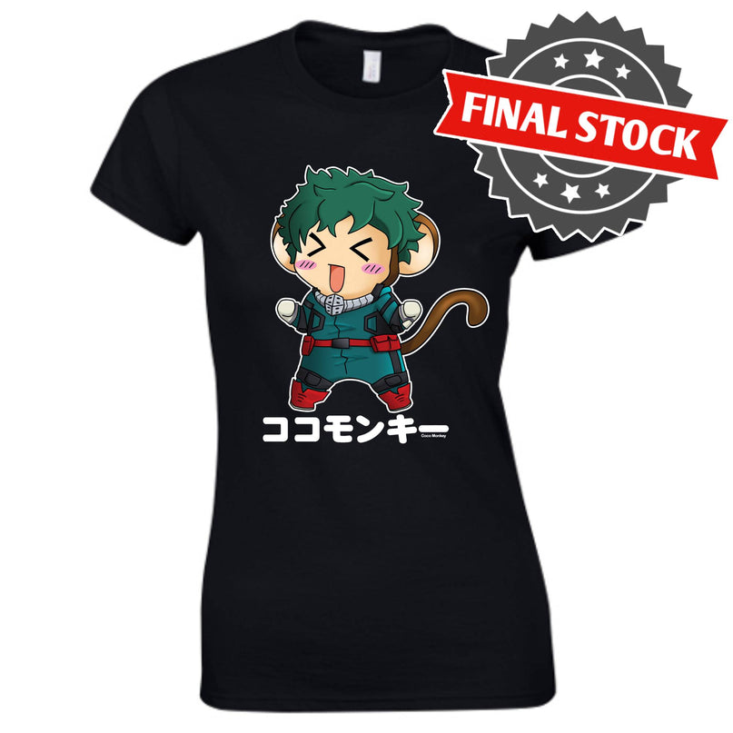 TokyoToys Fashion - My Hero Coco - Deko T-Shirt (My Hero Academia Parody) LADIES SIZES