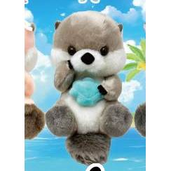 Exciting Friends Kirakko Nakayoshi Otters 15cm Plush (AMUSE)