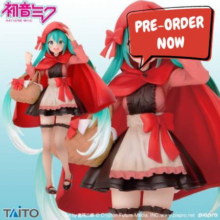 Hatsune Miku Wonderland Little Red Riding Hood Figure 18cm (TAITO) PREORDER APRIL 25