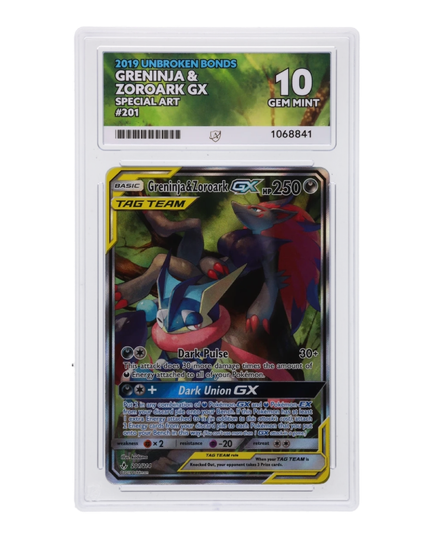 (Birmingham) Pokemon TCG Single - Greninja & Zoroark GX 201/214 | ACE 10