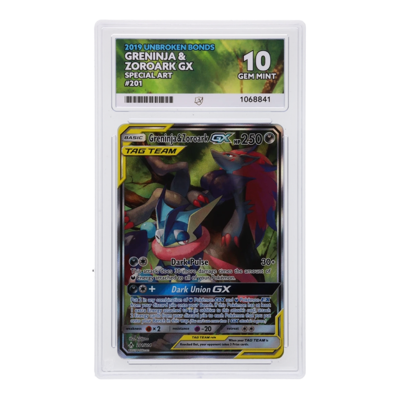 (Birmingham) Pokemon TCG Single - Greninja & Zoroark GX 201/214 | ACE 10